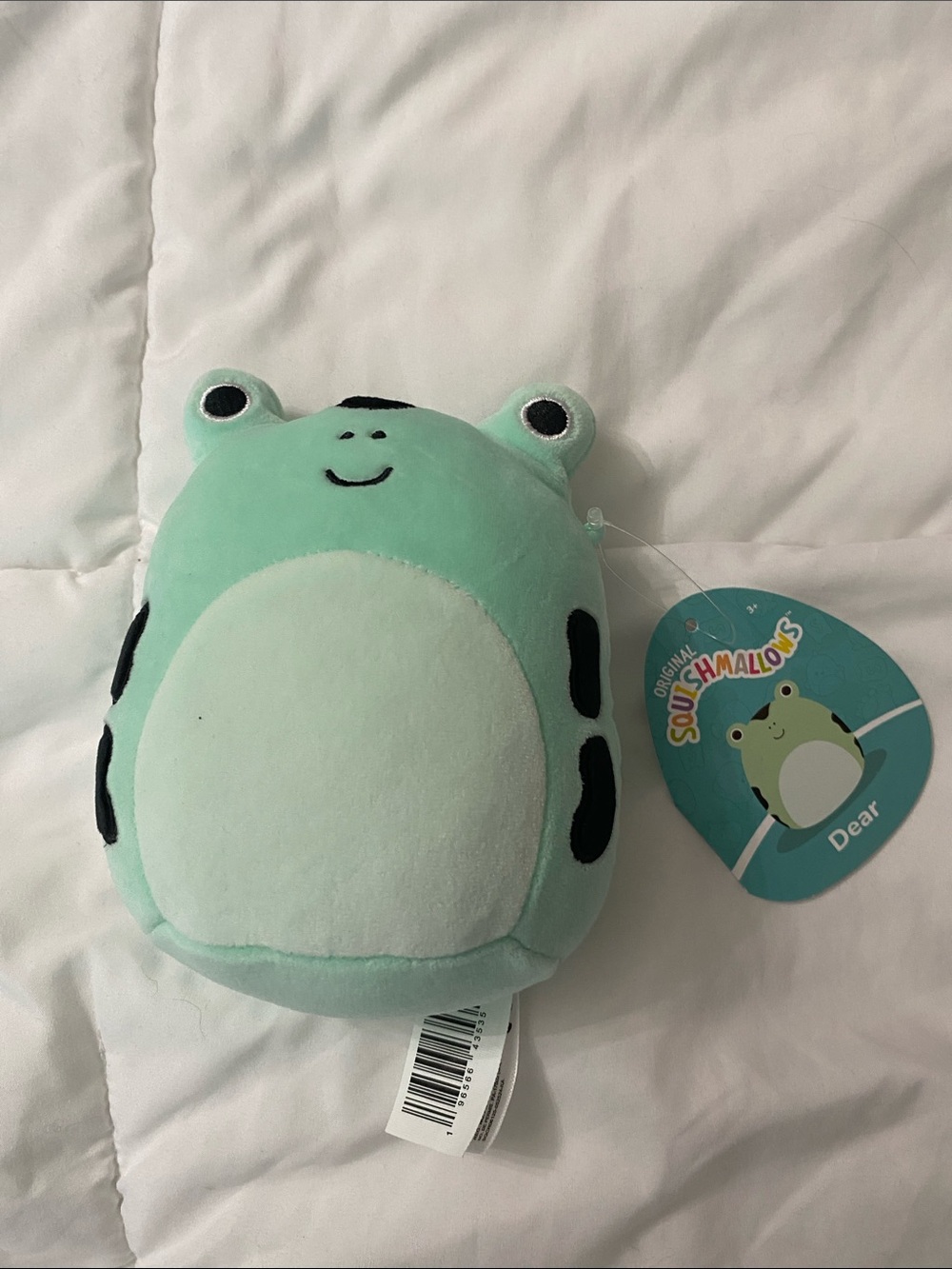 Squishmallows Frog Plush - Mint Green with Black Accents-135